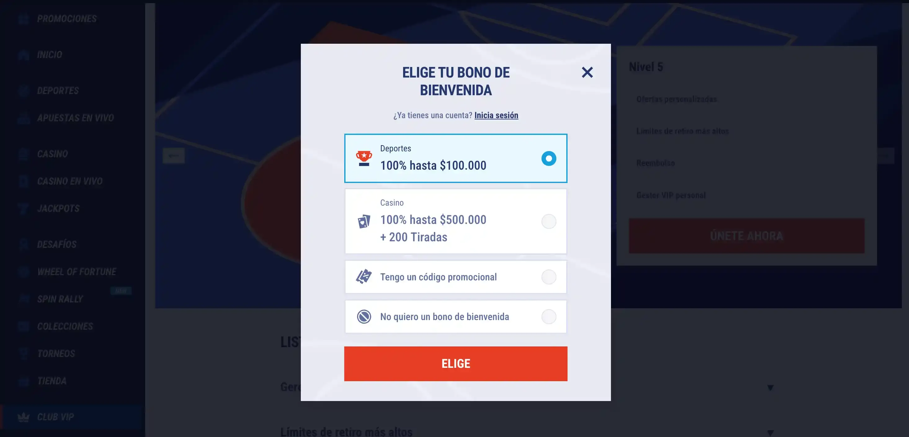 Registro en Tikitaka